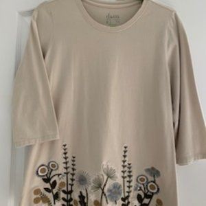 Tunic 3/4 length sleeve Size S